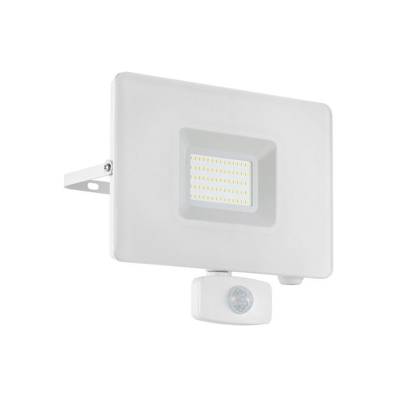 Aplică exterior cu senzor de mișcare albă din aluminiu, Joey, IP44