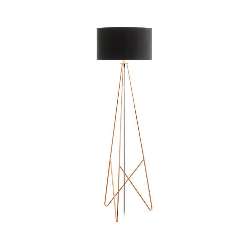 Lampadar cupru din metal, Viola, con întrerupător