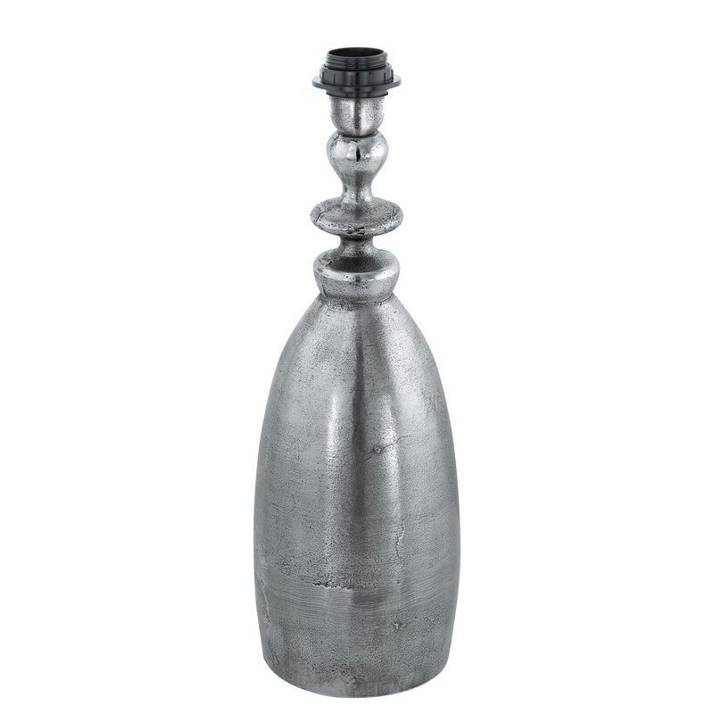Lampă de masă nichel din aluminiu, Abdel, con întrerupător