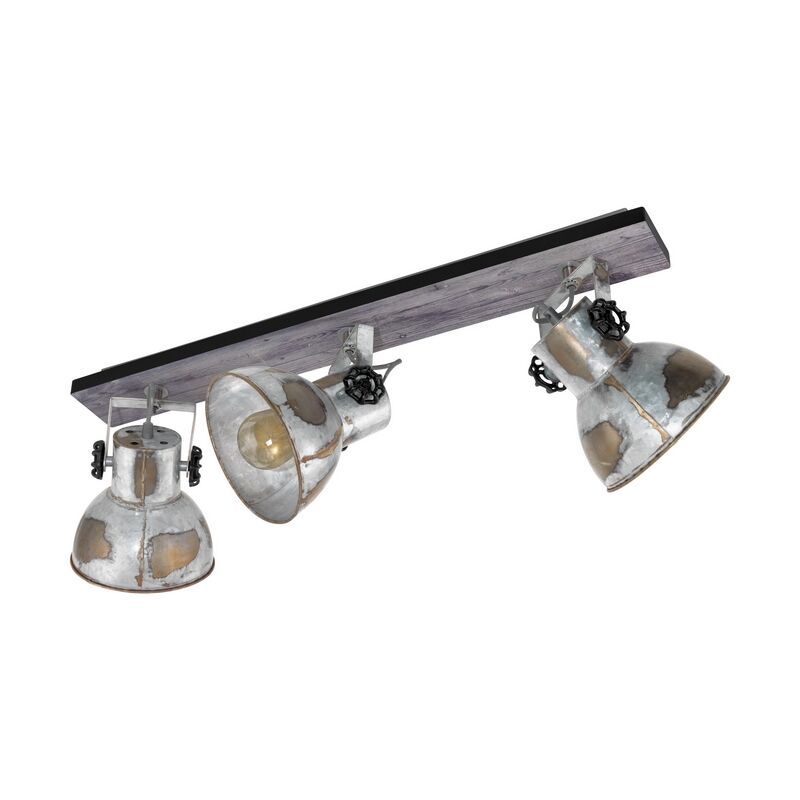Spot LED de tavan maro din lemn, Angelina