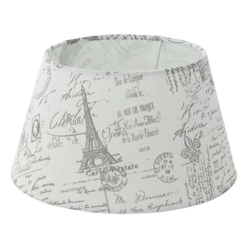 Abajur gri din textil, Noah