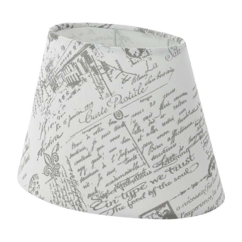 Abajur gri din textil, Noah