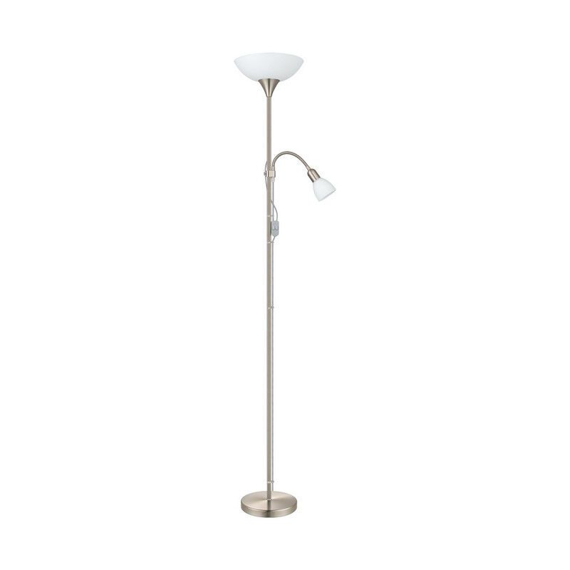 Lampă de citit nichel din plastic, Burgo, con întrerupător
