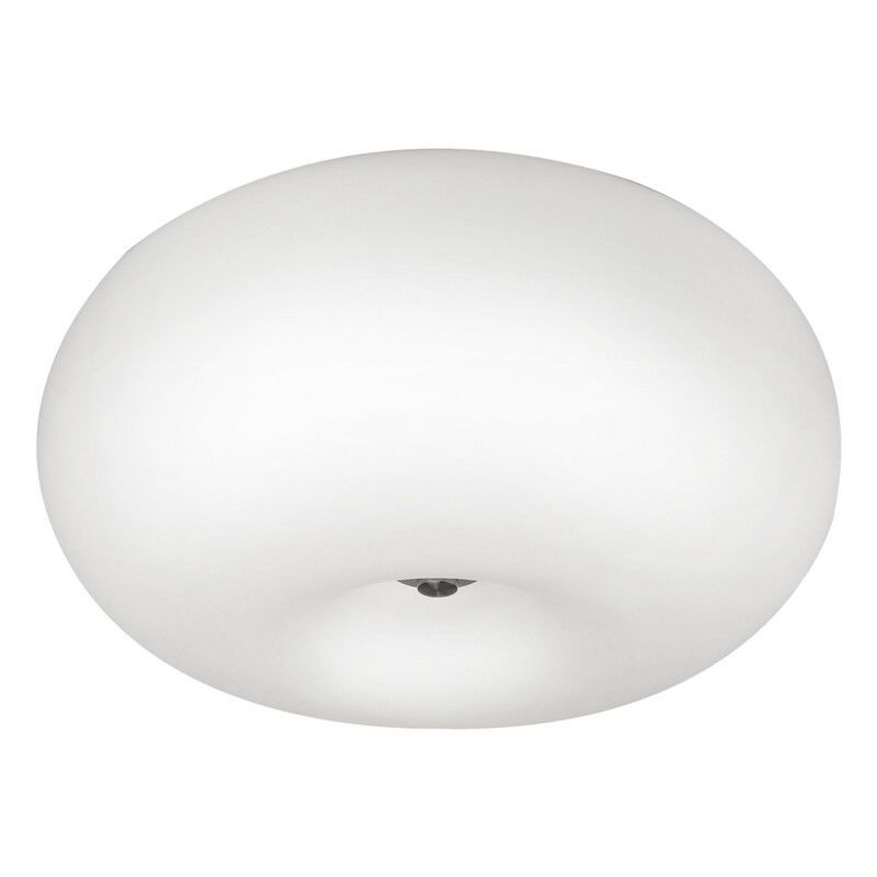 Lampă de tavan nichel din sticlă, Skyler