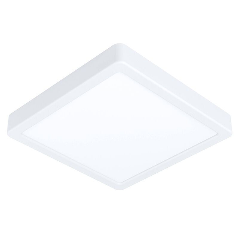 Plafonieră smart albă din plastic, Geraldo, 16,5W, LED reglabil de la alb cald la alb rece, IP44