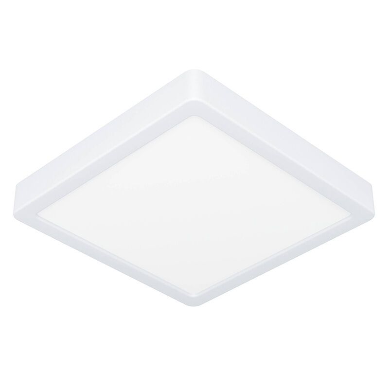 Lampă de tavan albă din plastic, Geraldo, 17W, LED 3000K