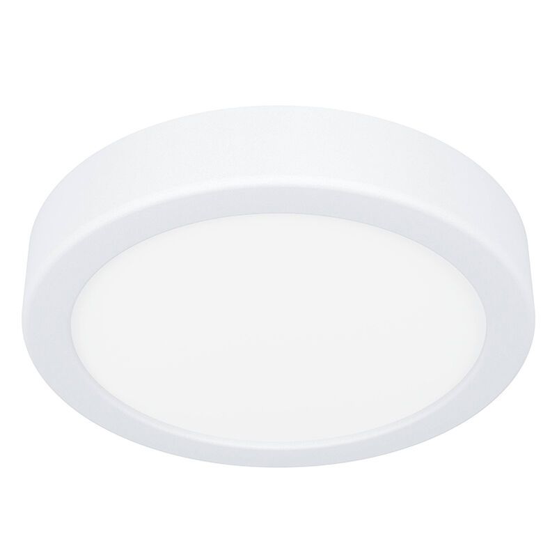 Plafonieră baie albă din plastic, Geraldo, 11W, LED 3000K, IP44
