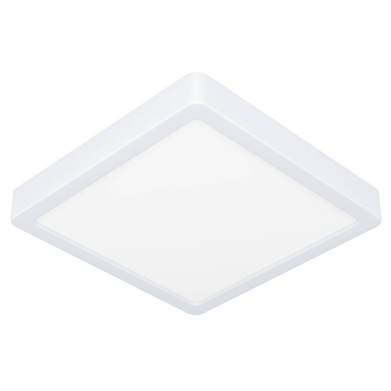 Plafonieră baie albă din plastic, Geraldo, 17W, LED 3000K, IP44