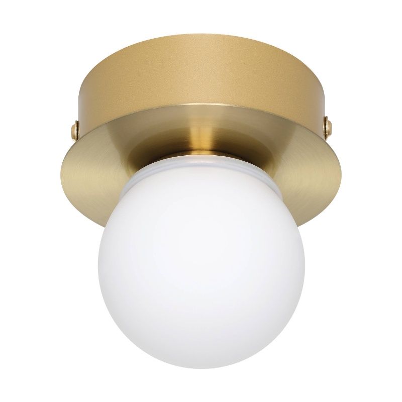 Plafonieră aurie din oțel, Escha, 3,3W, LED 3000K Plafonieră aurie din oțel, Escha, 3,3W, LED 3000K