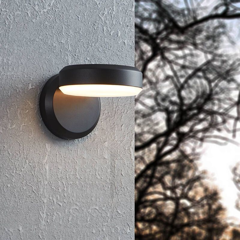Lampă exterior albă din plastic, Gabriella, 3,6W, LED 3000K, IP54