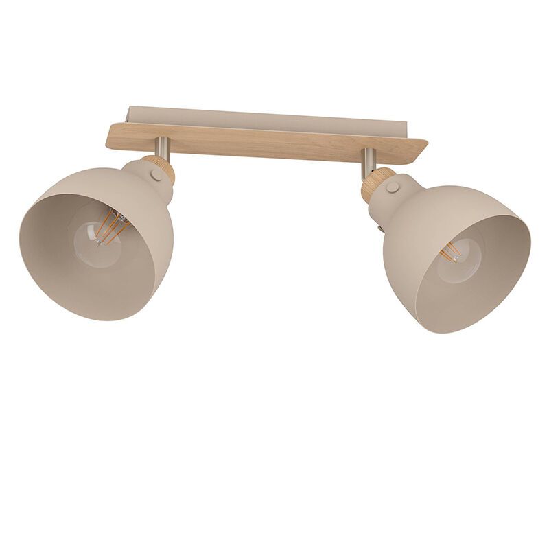 Spot LED de tavan bej din aluminiu, Andy