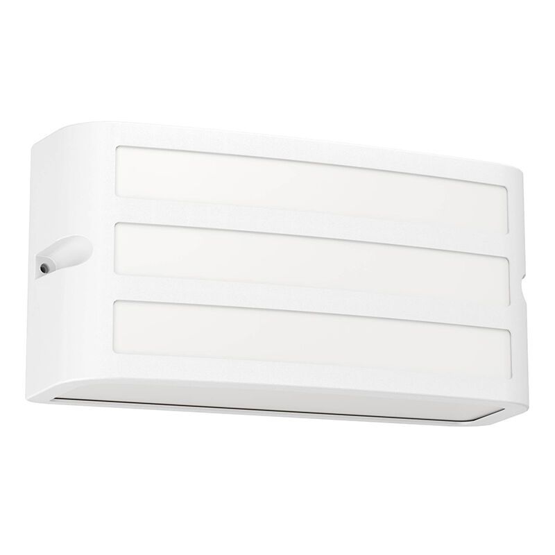 Lampă exterior albă din plastic, Cesar, IP54