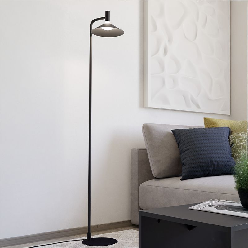 Lampadar negru din oțel, Phuong, 7,5W, LED RGBW