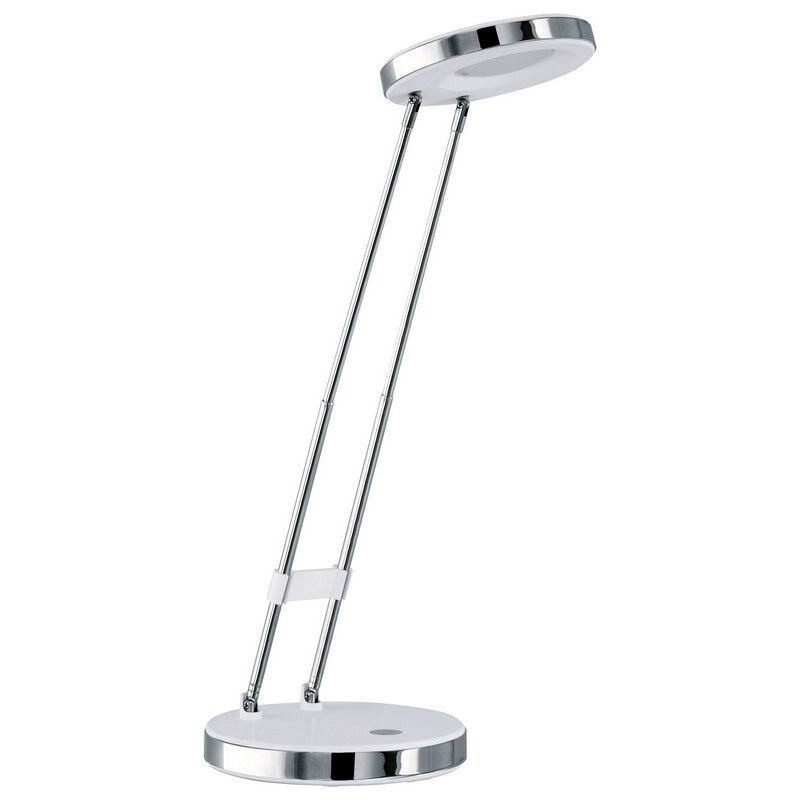 Lampă de birou albă din plastic, Arie, 3W, LED 3000K, con întrerupător