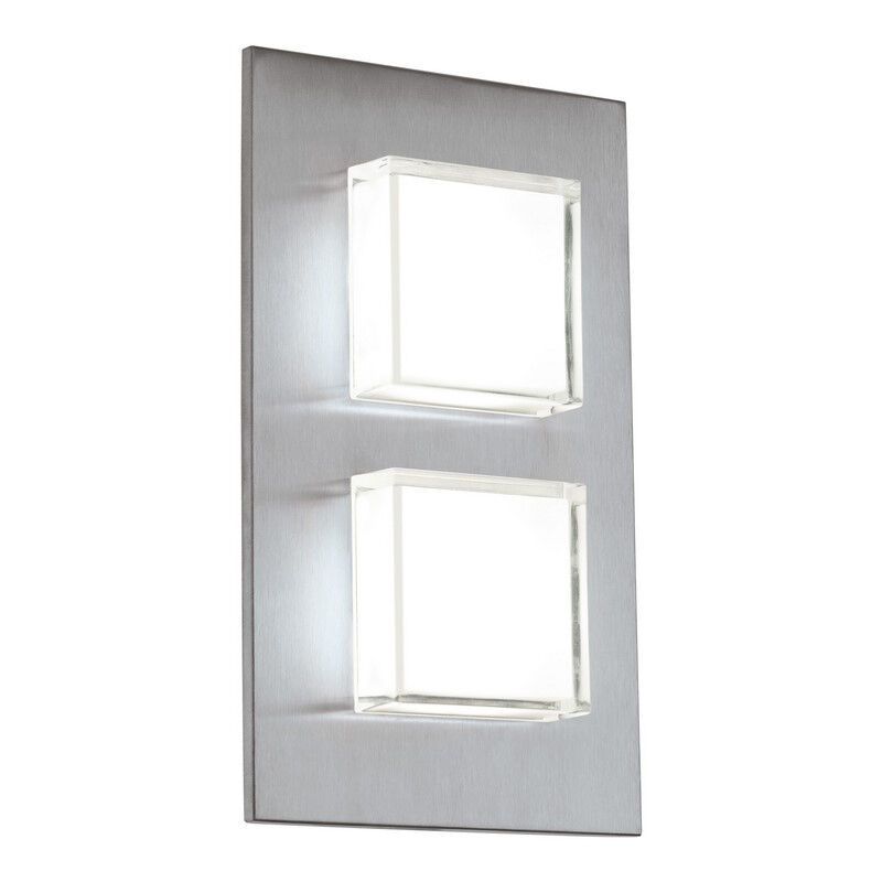 Lampă exterior argintie din oțel inoxidabil, Jorien, 3W, LED 3000K, IP44