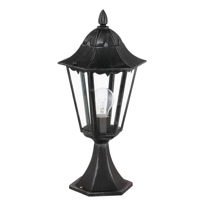 Lampă exterior neagră din aluminiu, Leanna, IP44