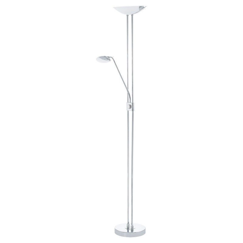 Lampă de citit crom din sticlă, Brava, 20W, LED 3000K, con întrerupător