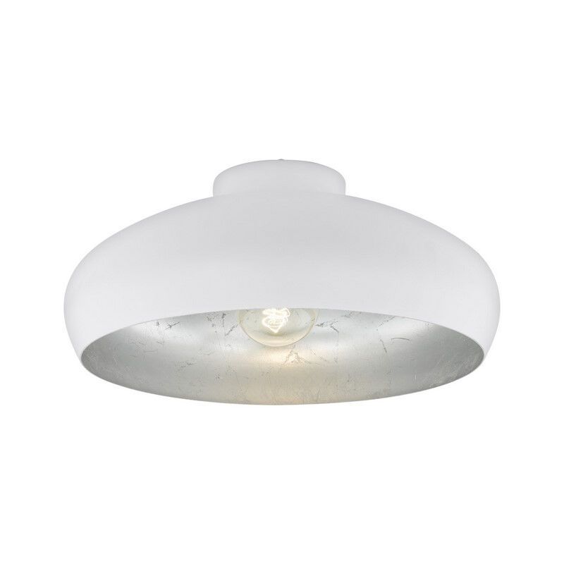 Lampă de tavan albă din metal, Egine
