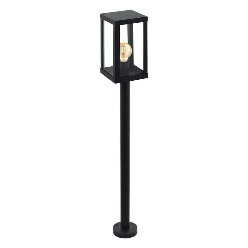 Lampă exterior neagră din oțel, Alihan, IP44