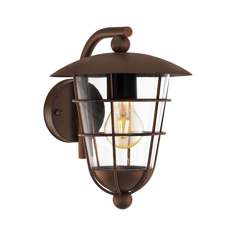 Lampă exterior maro din plastic, Alise, IP44 Lampă exterior maro din plastic, Alise, IP44