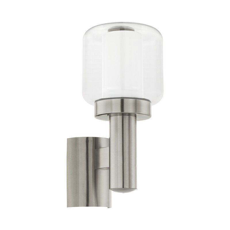Lampă exterior argintie din sticlă, Anco, IP44