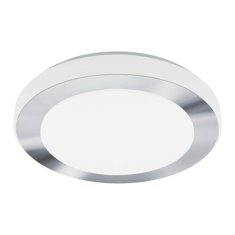 Plafonieră crom din plastic, Amina, 16W, LED 3000K, IP44