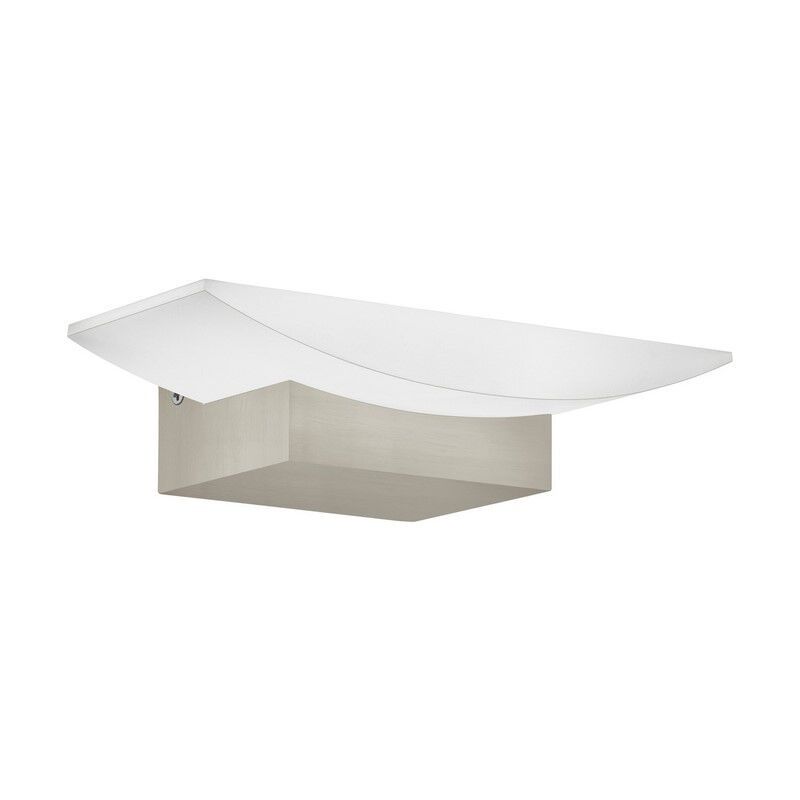 Aplică de perete nichel din plastic, Beatriz, 6W, LED 3000K