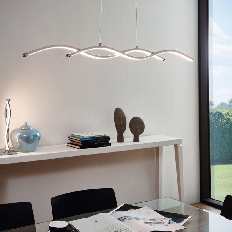 Lustră crom din aluminiu, Arantxa, 14W, LED 3000K