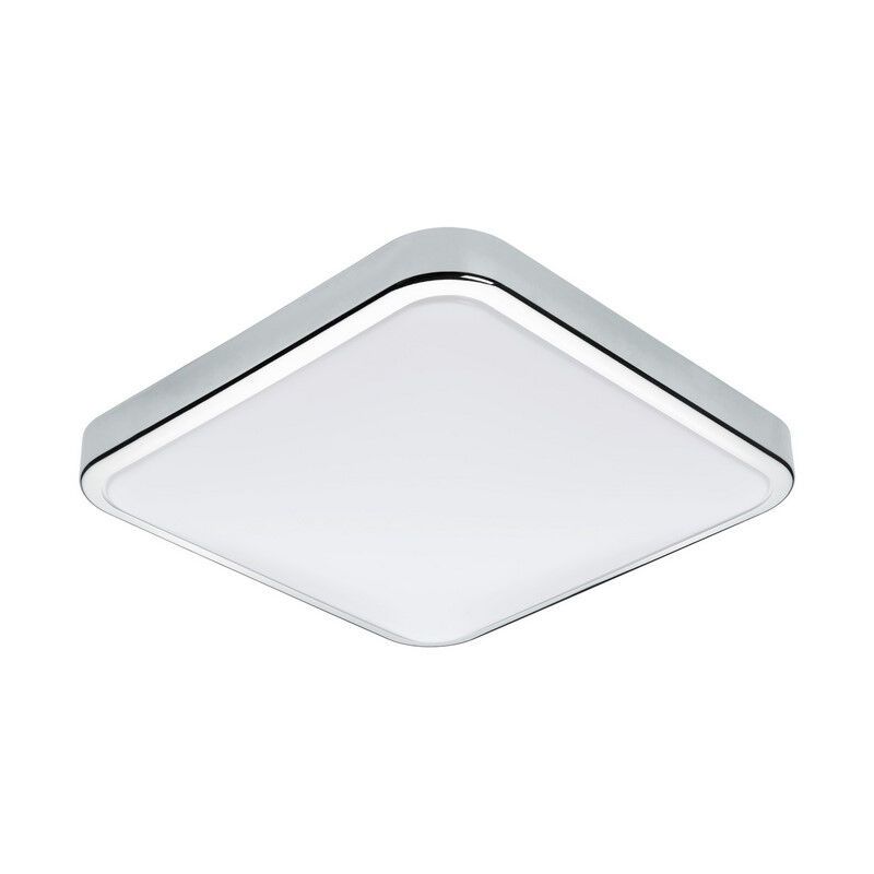 Aplică de perete crom din plastic, Beyza, 16W, LED 3000K, IP44