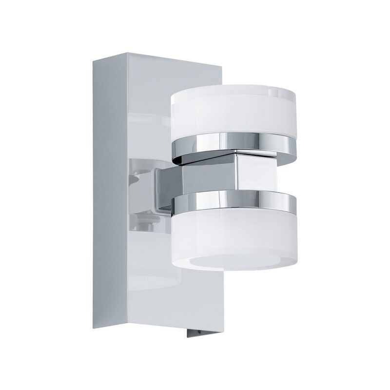 Aplică de perete crom din plastic, Busra, 7W, LED 3000K, IP44