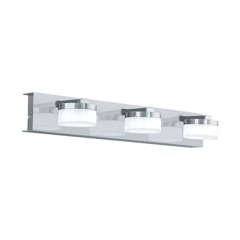 Aplică de perete crom din plastic, Busra, 7W, LED 3000K, IP44