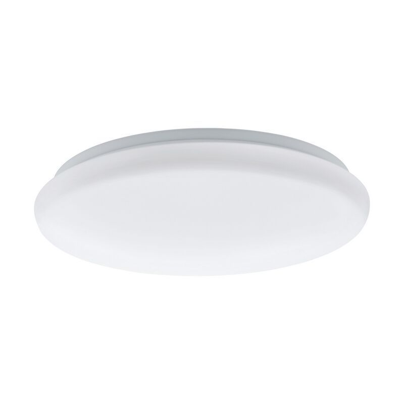 Plafonieră cu senzor albă din oțel, Patryk, 12W, LED 3000K