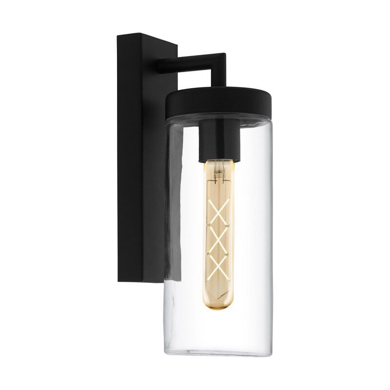Lampă exterior neagră din metal, Quinn, IP44