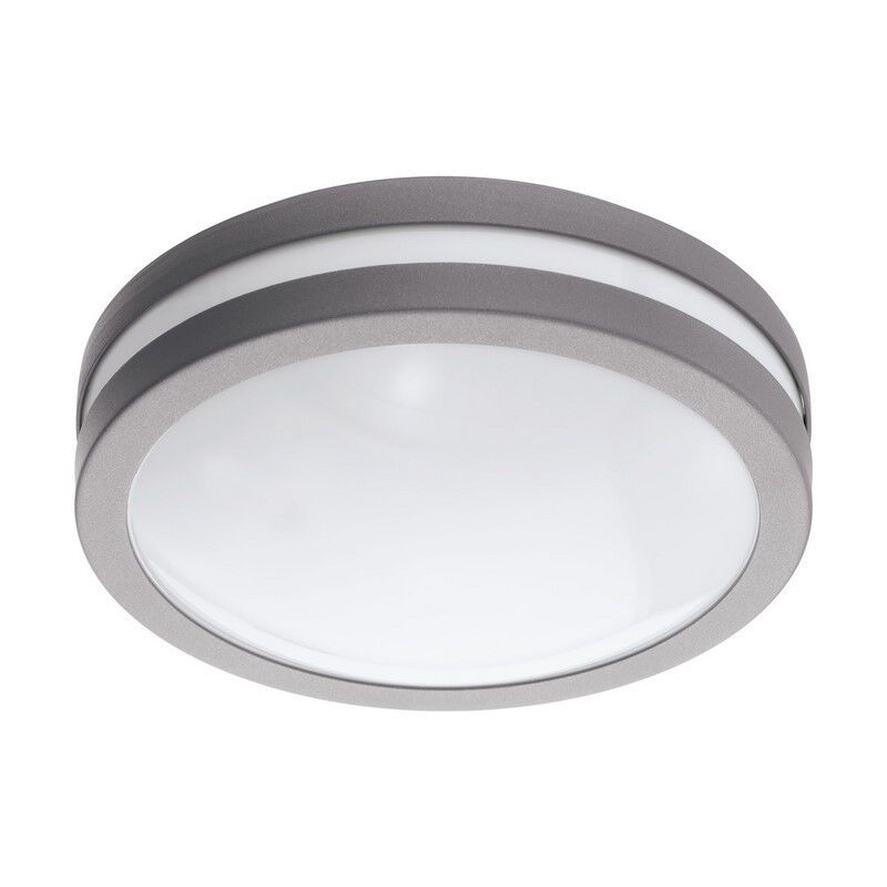 Lampă exterior argintie din metal, Justin, IP44