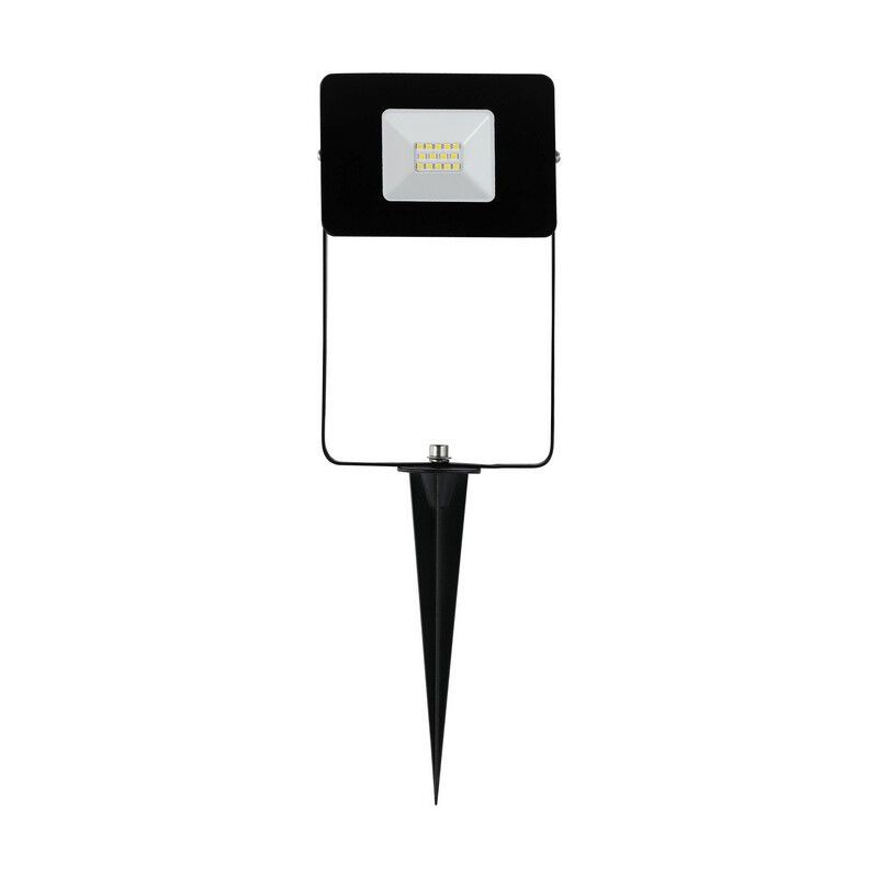 Spot de exterior cu țăruș negru din aluminiu, Joey, IP65, con întrerupător
