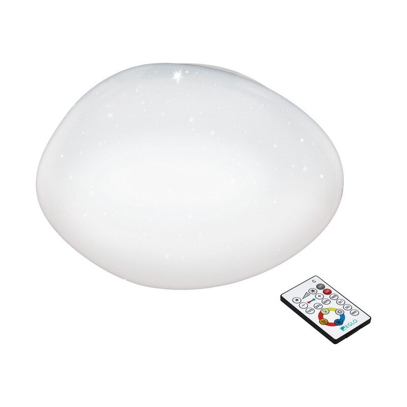 Lampă de tavan albă din oțel, Tyrell, 21W, LED reglabil de la alb cald la alb rece