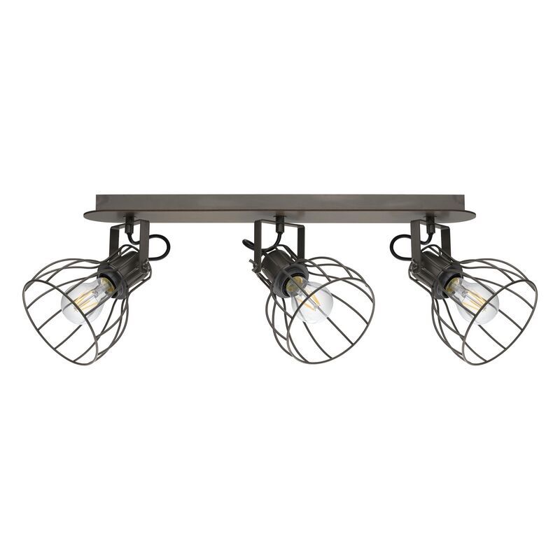 Spot LED de tavan maro din lemn, Tjarda