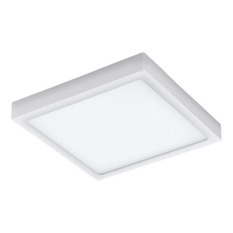 Lampă exterior albă din aluminiu, Evi, 22W, LED reglabil de la alb cald la alb rece, IP44, con telecomando