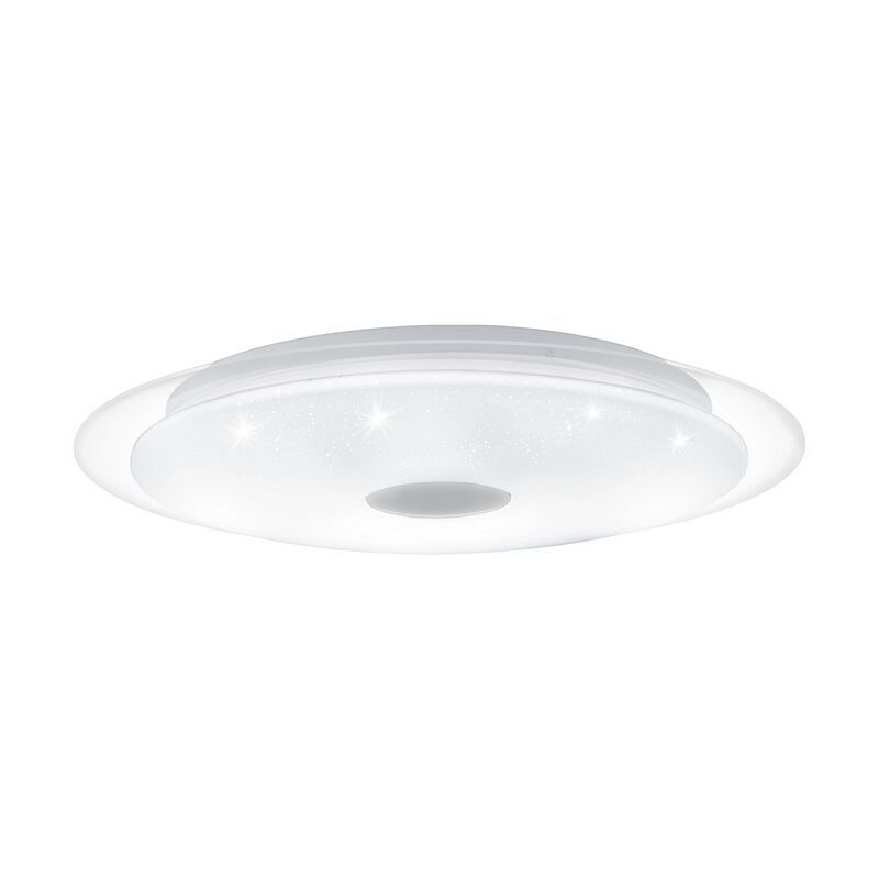 Lampă de tavan albă din oțel, Dunya, 24W, LED reglabil de la alb cald la alb rece