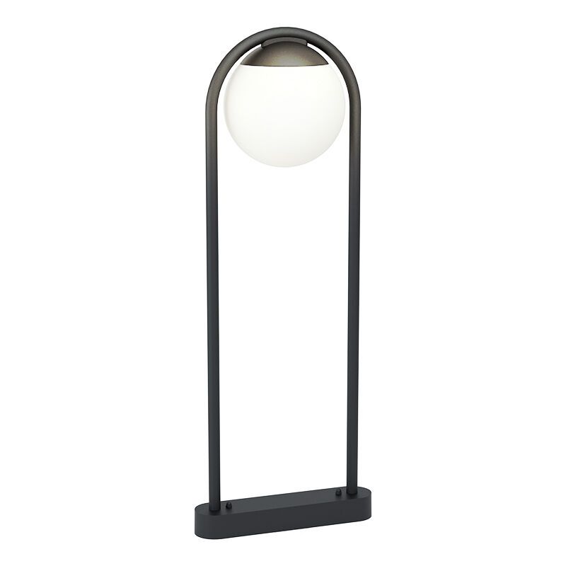 Lampă exterior neagră din oțel, Lynne, IP44
