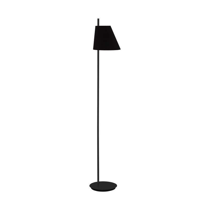 Lampadar negru din oțel, Milicia, con întrerupător
