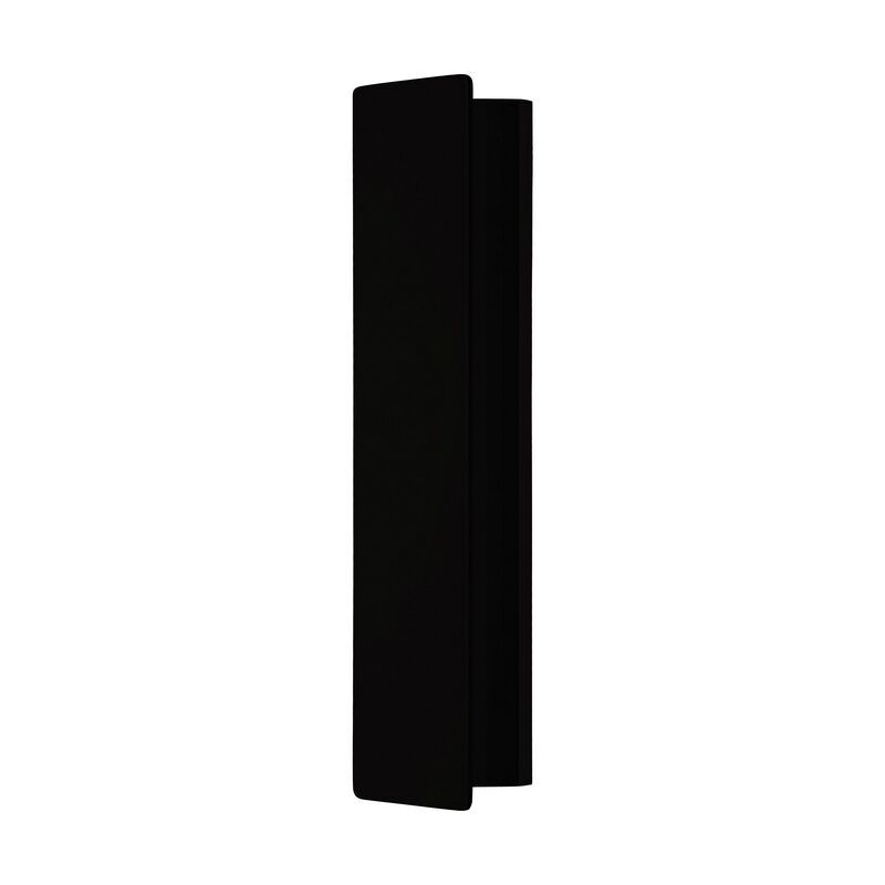 Aplică de perete neagră din aluminiu, Zion, 12W, LED 3000K