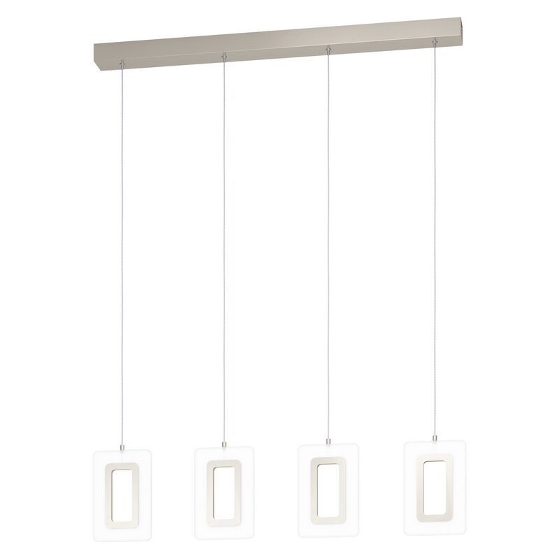 Lustră nichel din plastic, Niels, 5W, LED 3000K
