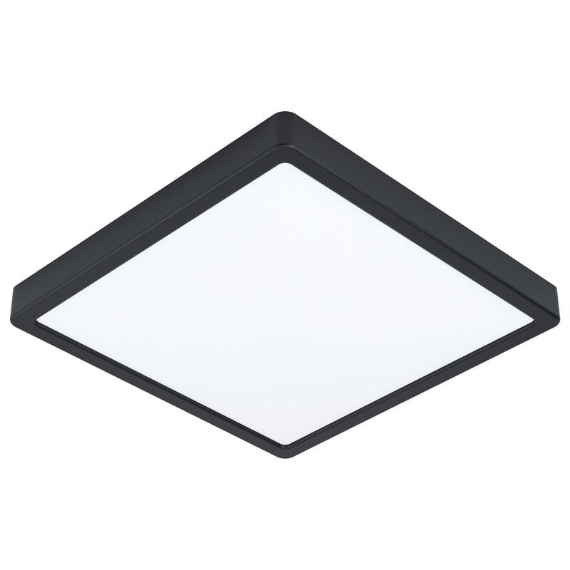 Plafonieră neagră din oțel, Pascale, 20W, LED 3000K