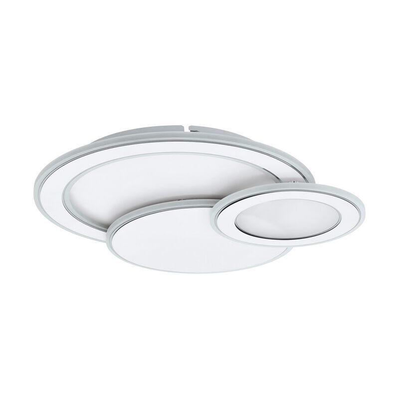 Lampă de tavan albă din oțel, Everdina, 11W, LED reglabil de la alb cald la alb rece Lampă de tavan albă din oțel, Everdina, 11W, LED reglabil de la alb cald la alb rece