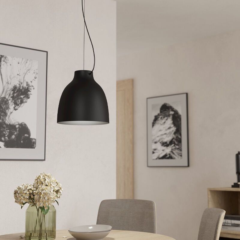 Lustră neagră din aluminiu, Thijs Lustră neagră din aluminiu, Thijs