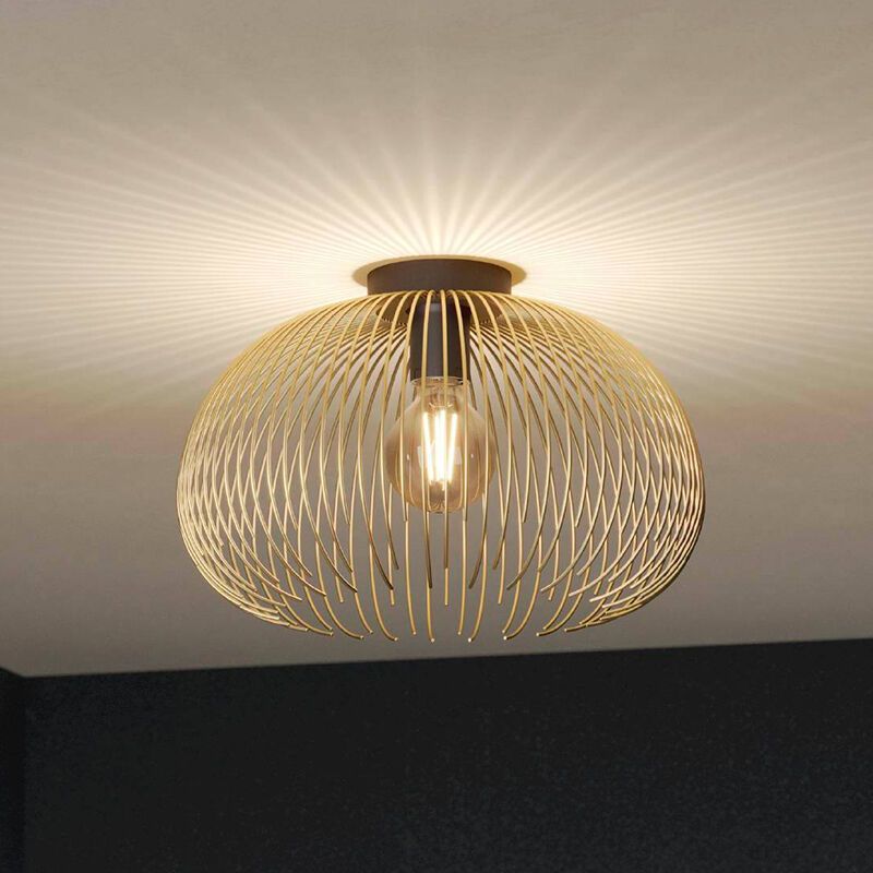 Plafonieră aurie din aluminiu, Keimpe