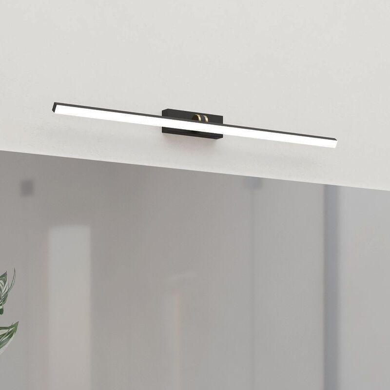Lampă cu senzor neagră din plastic, Keisha, 5W, LED reglabil de la alb cald la alb rece, IP44 Lampă cu senzor neagră din plastic, Keisha, 5W, LED reglabil de la alb cald la alb rece, IP44