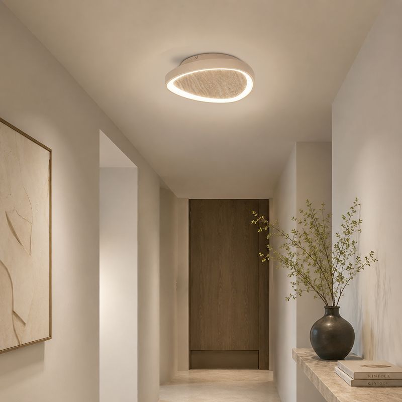 Plafonieră bej din plastic, Meliciano, 11W, LED 2700K Plafonieră bej din plastic, Meliciano, 11W, LED 2700K