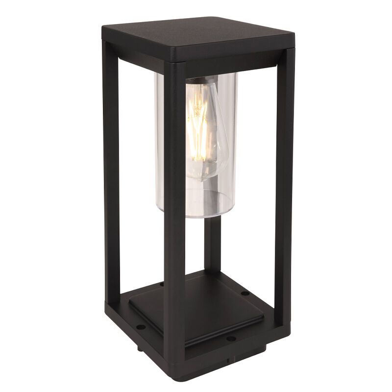 Lampă exterior neagră din plastic, Vildan, IP44